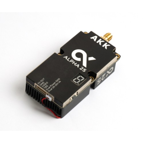 Видеопередатчик (VTX) AKK Alpha 25W 4.9G-6G 96CH (A25)