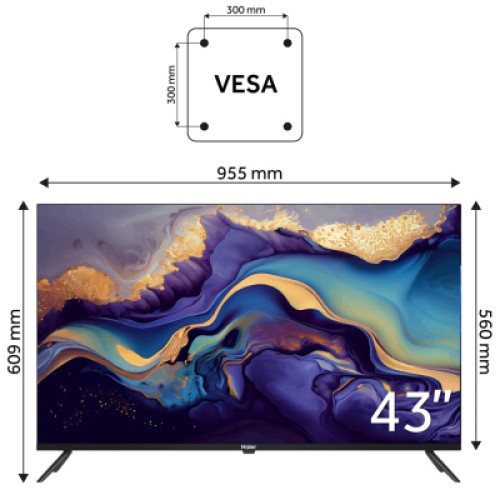 Телевизор Haier H43K801FG