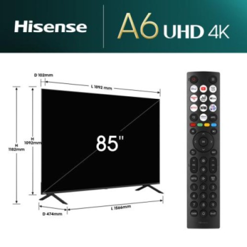 Телевизор Hisense 85A6N