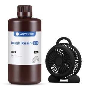 Фотополимерная смола Anycubic Flexible Tough Resin 2.0, 1 кг, BK (SRX2BK-101A)
