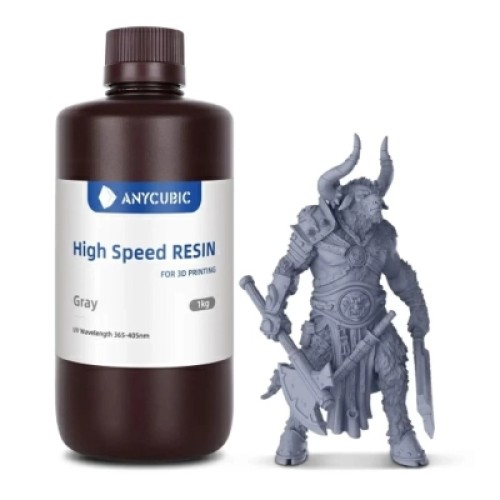 Фотополимерная смола Anycubic High Speed Resin, 1 кг GY (SGS2GY-101A)