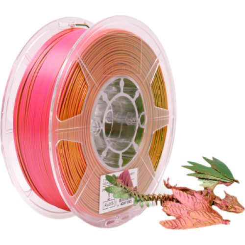 Пластик для 3D-принтера eSUN ePLA-Silk Mystic (triple color), 1,75мм, 1кг, gold-red-green (ePLA-SilkMystic-P175GRG1)