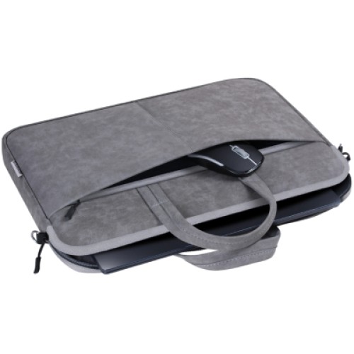 Сумка для ноутбука Defender 15.6" Solid PU gray (26088)