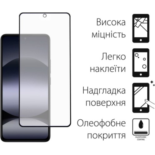 Чехол для мобильного телефона Dengos Xiaomi Redmi Note 14 4G Carbon + glass (Purple) (DG-KM-136)