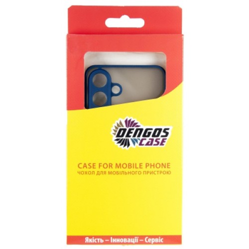 Чехол для мобильного телефона Dengos Matte Samsung Galaxy S25 (Blue) (DG-TPU-MATT-162)