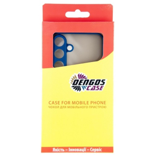 Чехол для мобильного телефона Dengos Matte Samsung Galaxy S25 Plus (Blue) (DG-TPU-MATT-163)