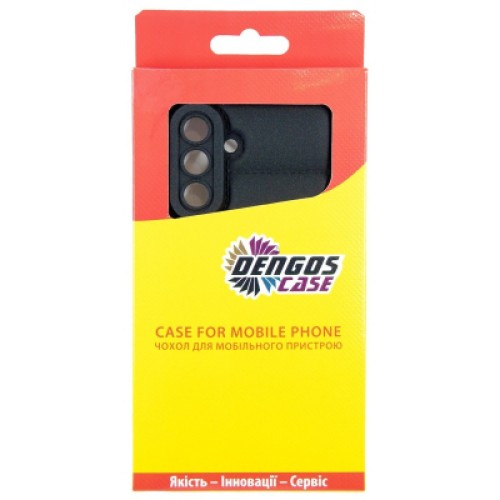 Чехол для мобильного телефона Dengos Soft Samsung Galaxy A36 5G (black) (DG-TPU-SOFT-73)