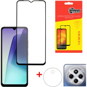 Стекло защитное Dengos Xiaomi Redmi 14C Kit (DG-TGSCP-07)