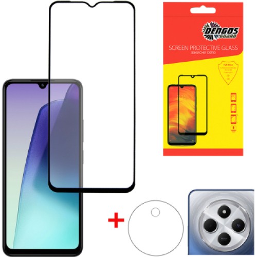 Стекло защитное Dengos Xiaomi Redmi 14C Kit (DG-TGSCP-07)