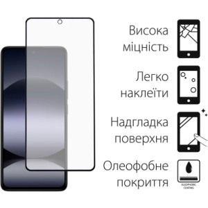 Стекло защитное Dengos Xiaomi Redmi Note 14 4G/5G Kit (DG-TGSCP-08)
