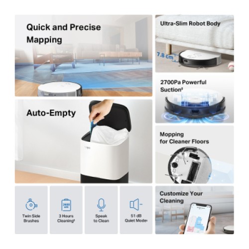 Пылесос TP-Link Tapo RV20 Mop Plus