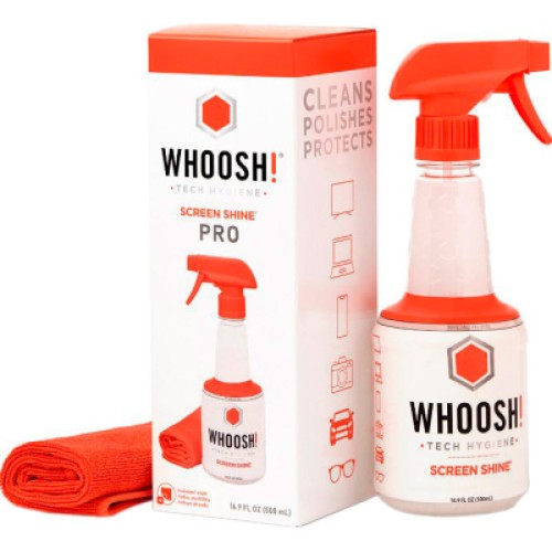 Спрей для очистки Whoosh! Screen Shine 500ml + microfiber 35cm x 35cm (1FG500WBOX)