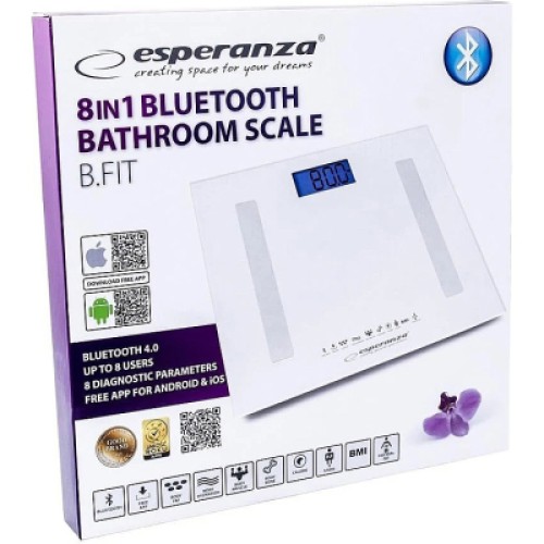 Весы напольные Esperanza EBS016W