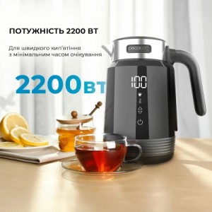 Електрочайник Cecotec ThermoSense 600 Touch Black (CCTC-01748)