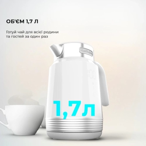 Электрочайник Cecotec ThermoSense 600 Touch White (CCTC-01749)