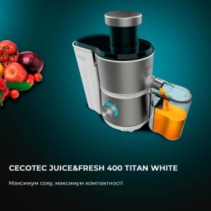 Соковыжималка Cecotec Juice&Fresh 400 Titan White (CCTC-04154)