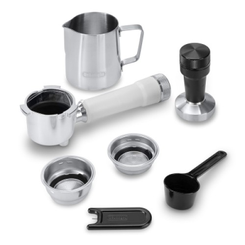 Рожковая кофеварка эспрессо DeLonghi EC 890.WI