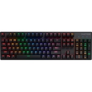 Клавиатура Hator Icefall Mecha Rainbow Wireless/USB Black (HTK204UA)