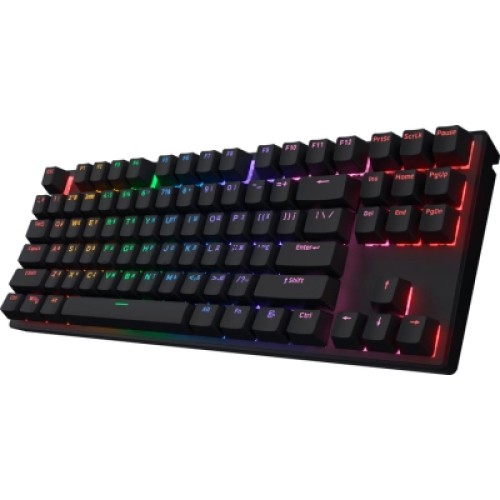 Клавиатура Hator Icefall Mecha TKL Rainbow Wireless/USB Black (HTK287UA)
