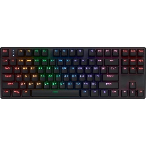 Клавиатура Hator Icefall Mecha TKL Rainbow Wireless/USB Black (HTK287UA)