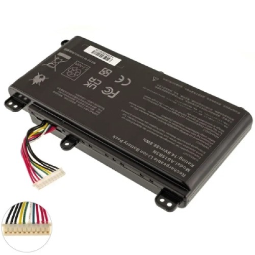 Аккумулятор для ноутбука Acer AS15B3N, 5200mAh (77Wh), 8cell, 14.8V, Li-ion AlSoft (A71013)
