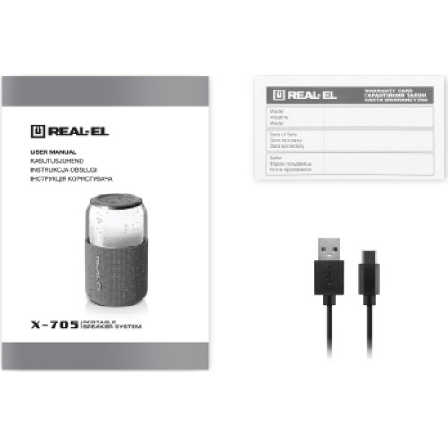 Акустическая система REAL-EL X-705 Black (EL121600024)