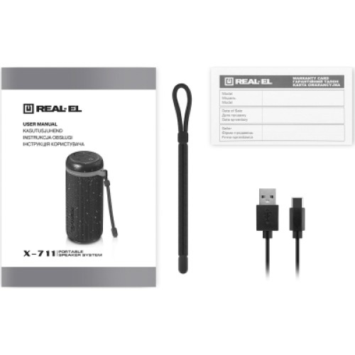 Акустическая система REAL-EL X-711 Black (EL121600026)