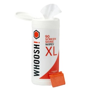 Салфетки Whoosh! Screen Shine 90 WIPES XL + 1microfiber 14х14cm (1FG90WP)