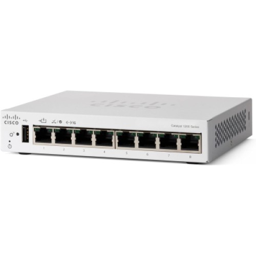Коммутатор сетевой Cisco C1200-8T-D