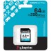 Карта памяти Kingston 64GB SDXC сlass 10 UHS-I U3 V30 Canvas Go Plus G4 (SDG4/64GB)