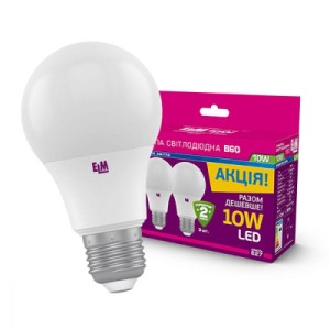 Лампочка ELM B60 10W PA10 E27 4000 3шт. (18-0150)
