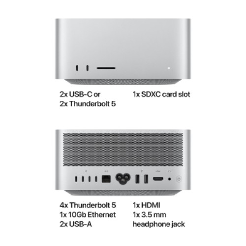Компьютер Apple A3389 Mac Studio / M3 Ultra chip with 28core CPU, 60core GPU, 96GB, 1TB (MU973UA/A)