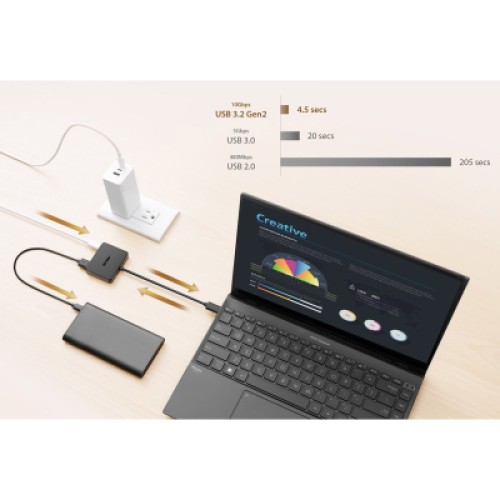 Порт-репликатор ASUS USB-C Mini Dock DC100 (90XB0820-BDS000)
