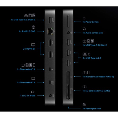 Порт-репликатор ASUS Triple 4K Thunderbolt 4 Dock DC500 (90XB08DN-BDS010)
