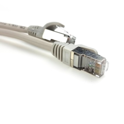 Патч-корд 0.5м FTP cat 5е CU gray Eserver (14120 / CAT.5E FTP CORD-0.5M-GRY)