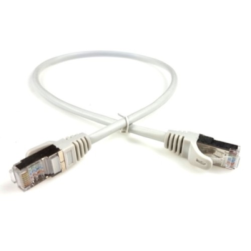 Патч-корд 0.5м FTP cat 5е CU gray Eserver (14120 / CAT.5E FTP CORD-0.5M-GRY)