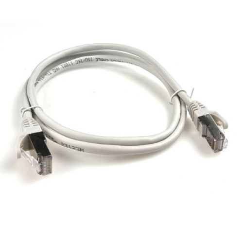 Патч-корд 1м FTP cat 5е CU gray Eserver (14117 / CAT.5E FTP CORD-1M-GRY)