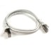 Патч-корд 1м FTP cat 5е CU gray Eserver (14117 / CAT.5E FTP CORD-1M-GRY)