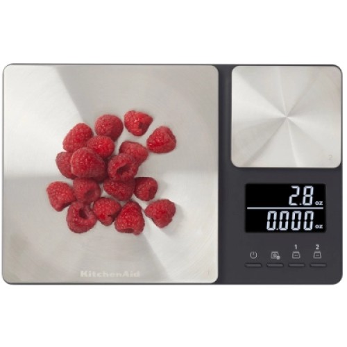 Весы кухонные KitchenAid Measuring KQ909G, з подвійною платформою
