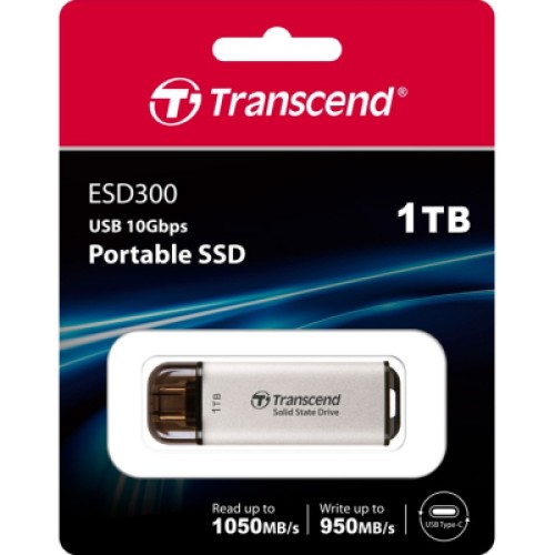 Накопитель SSD USB Type-C 2TB ESD300 Transcend (TS2TESD300S)