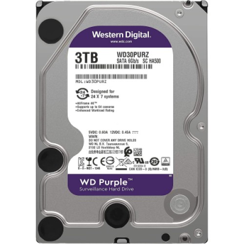 Жесткий диск 3.5" 3TB WD (# WD33PURZ #)