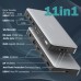 Порт-репликатор Digitus USB-C > 2xHDMI/DP/2xUSB-A/USB-C/SD/MicroSD/RJ54/DC/Audio (DA-70917)