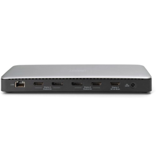 Порт-репликатор Digitus USB-C > 3xHDMI/2xDP/4xUSB-A/USB-C/RJ54/DC/Audio (DA-70918)