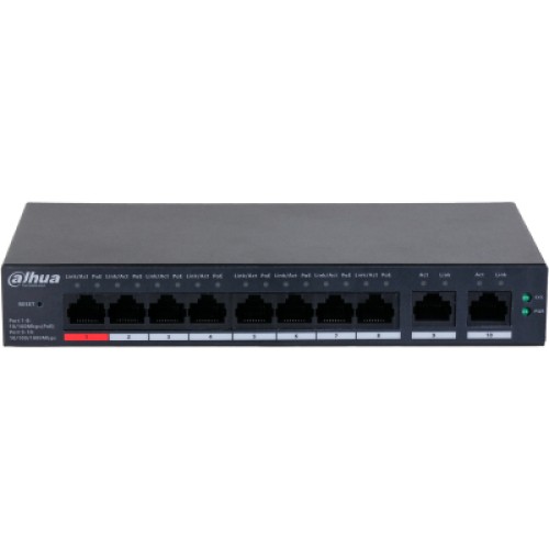 Коммутатор сетевой Dahua DH-CS4010-8ET-110