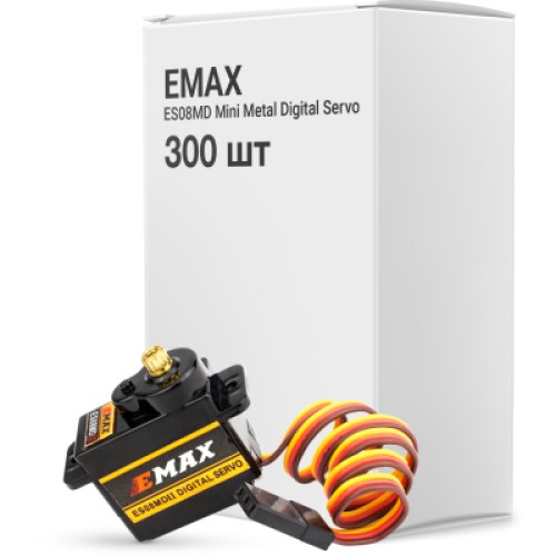 Сервопривод для дрона Emax ES08MD Mini Metal Digital Servo упаковка 300 шт. (0102003023BOX)