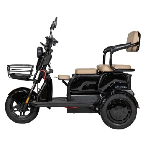 Електроскутер Atlas Elegant Trike 800W Black (4016)