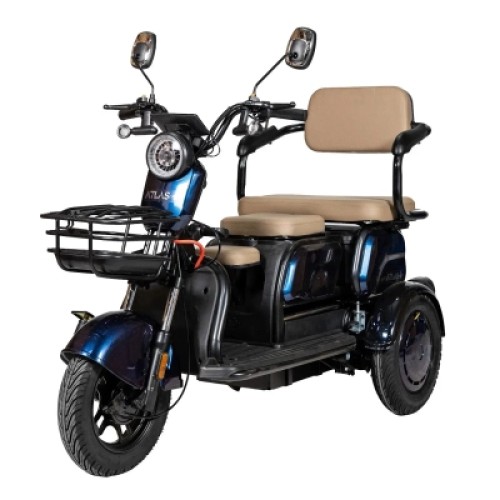 Электроскутер Atlas Elegant Trike 800W Cyan Blue (4015)