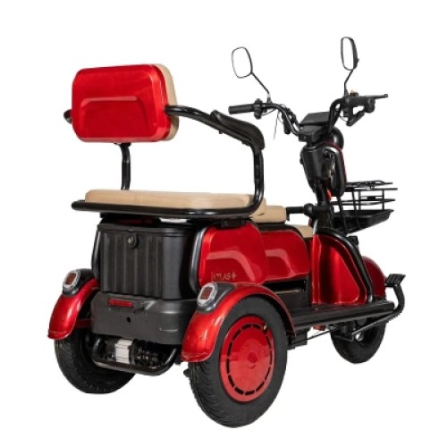 Електроскутер Atlas Elegant Trike 800W Red (4017)