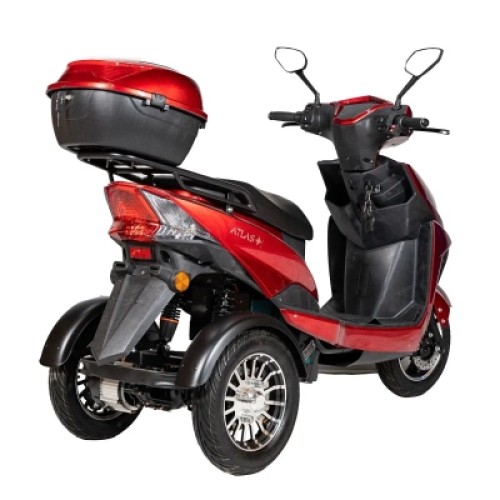 Электроскутер Atlas Falcon Trike Box 1500W Red (4012)