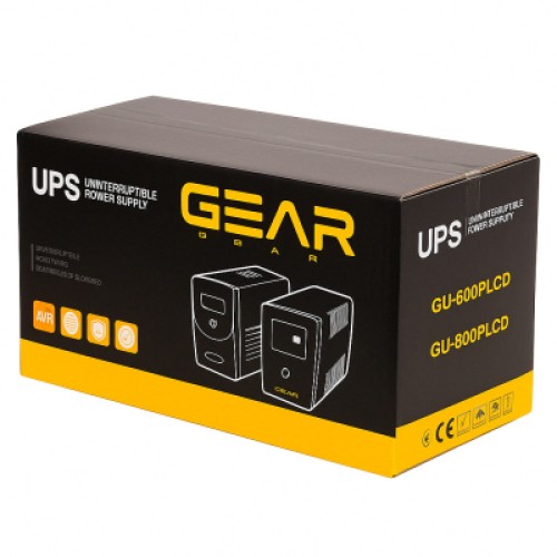 Источник бесперебойного питания GEAR GU-800PLCD